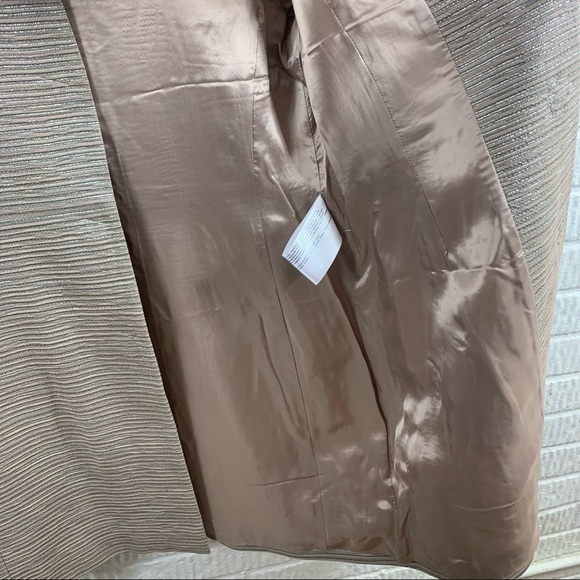 Cinzia Rocca Brocade Metallic Blazer Jacket Gold Blush NWT 8 44 - Picture 11 of 11